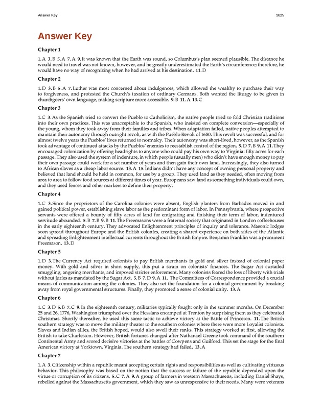U.S. History - 