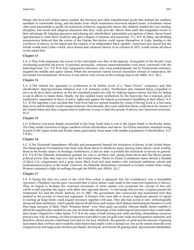 U.S. History - 