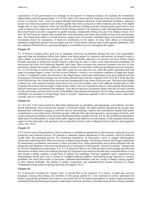 U.S. History - 