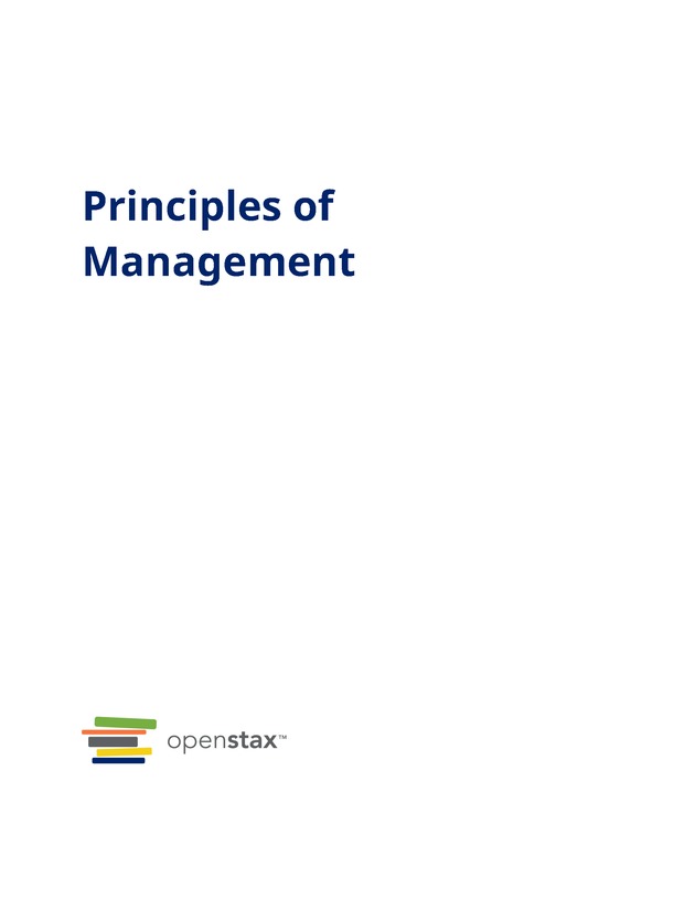 Principles of Management - Front Matter 2