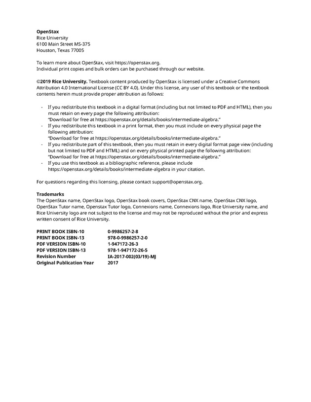Intermediate Algebra - Page 4