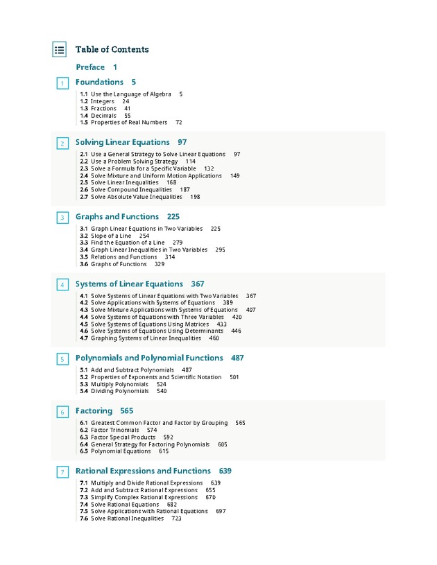 Intermediate Algebra - Page 7