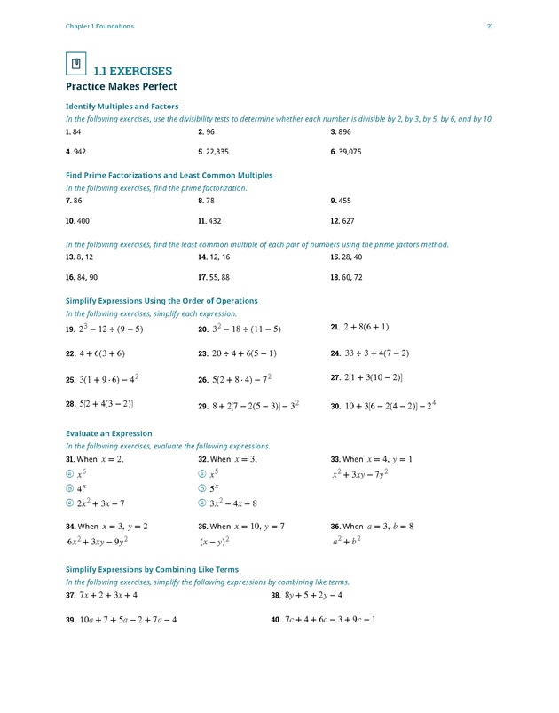 Intermediate Algebra - Page 29