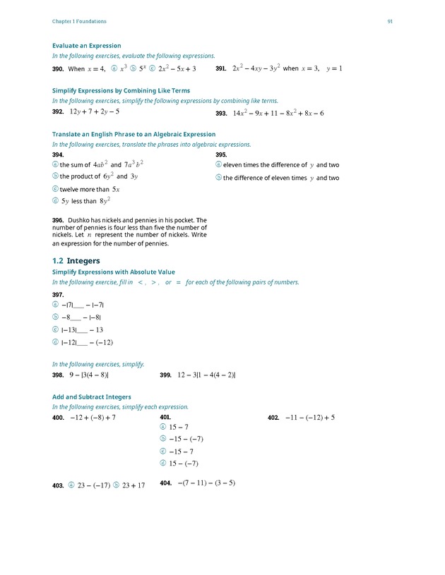 Intermediate Algebra - Page 99