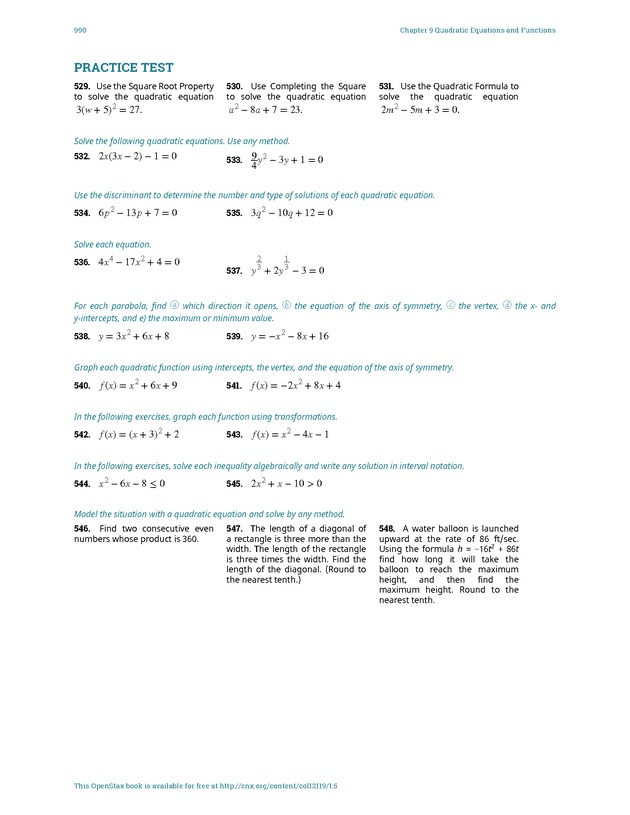 Intermediate Algebra - Page 998