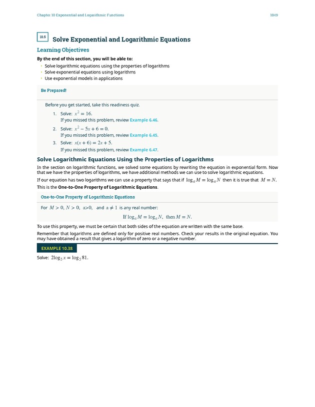 Intermediate Algebra - Front Matter 2403