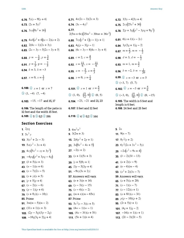 Intermediate Algebra - Front Matter 2288