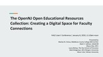 The OpenNJ Open Educational Resources Collection: Creating a Digital Space for Faculty Connections