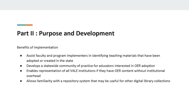 The OpenNJ Open Educational Resources Collection: Creating a Digital Space for Faculty Connections - Page 11
