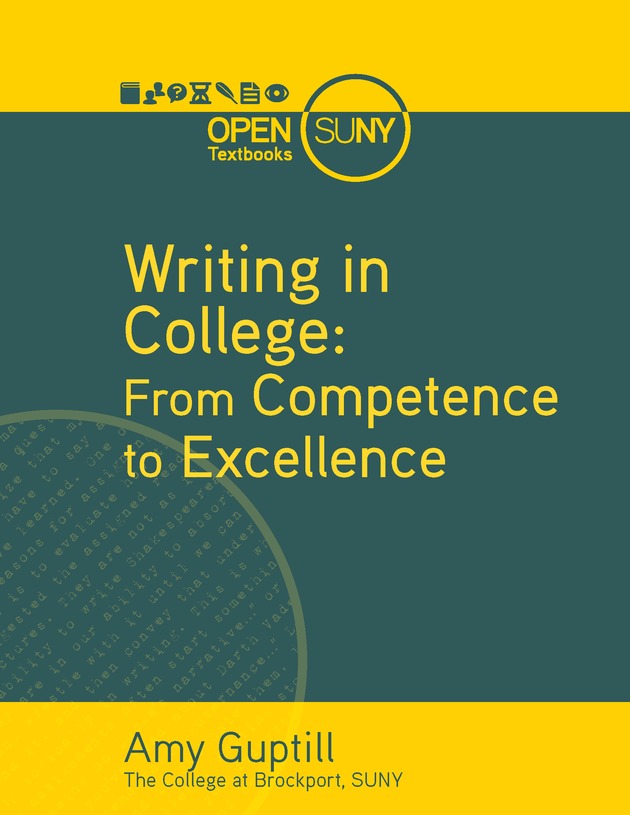 Writing In College: From Competence to Excellence - Cover 1