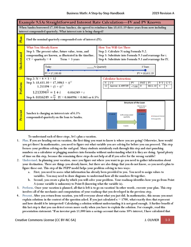 BUSINESS MATH: A Step-By-Step Handbook - Page 3