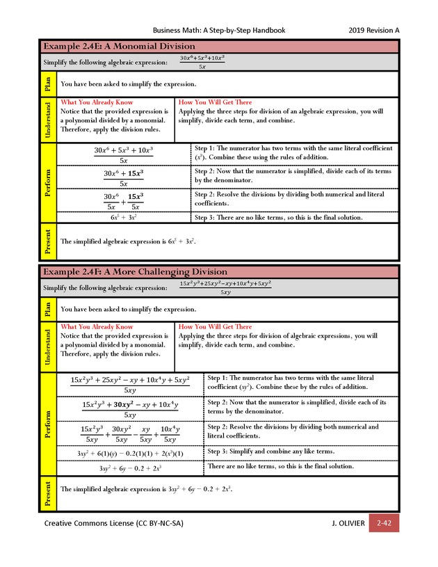 BUSINESS MATH: A Step-By-Step Handbook - Page 42