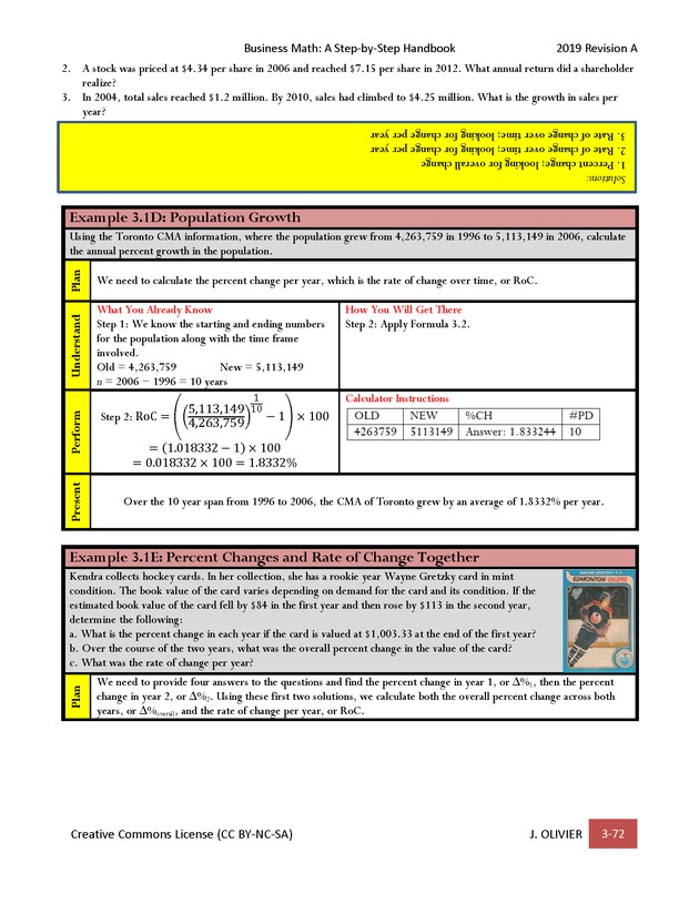 BUSINESS MATH: A Step-By-Step Handbook - Page 72