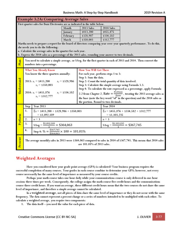 BUSINESS MATH: A Step-By-Step Handbook - Page 77