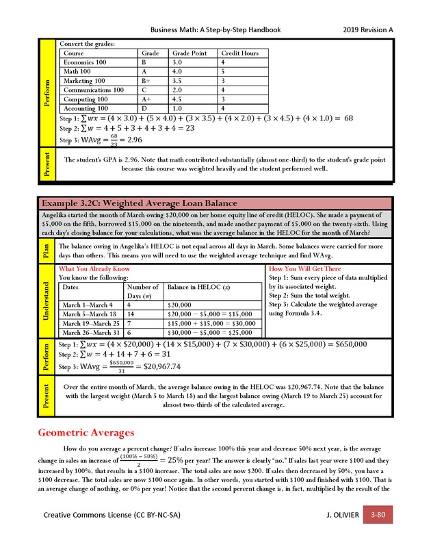 BUSINESS MATH: A Step-By-Step Handbook - Page 80