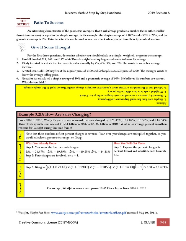 BUSINESS MATH: A Step-By-Step Handbook - Page 82