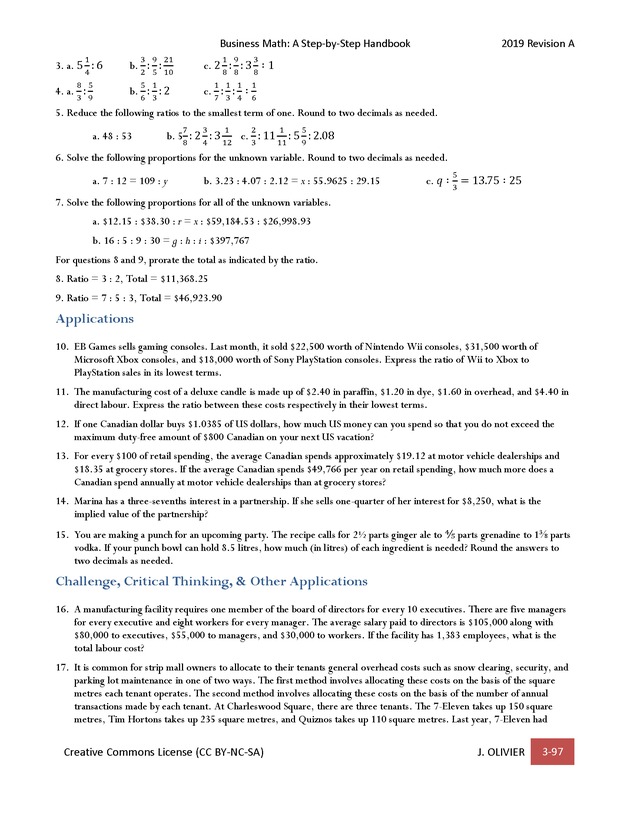 BUSINESS MATH: A Step-By-Step Handbook - Page 97