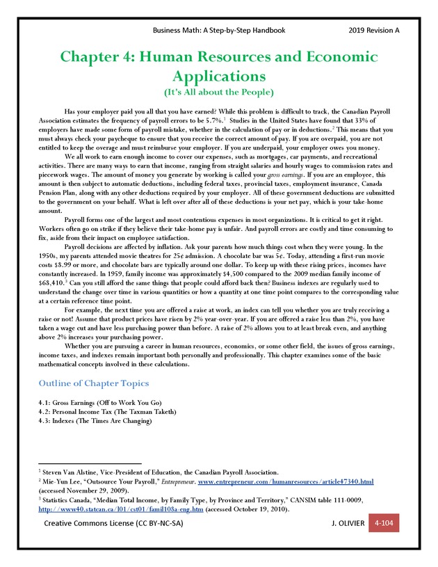 BUSINESS MATH: A Step-By-Step Handbook - Page 104