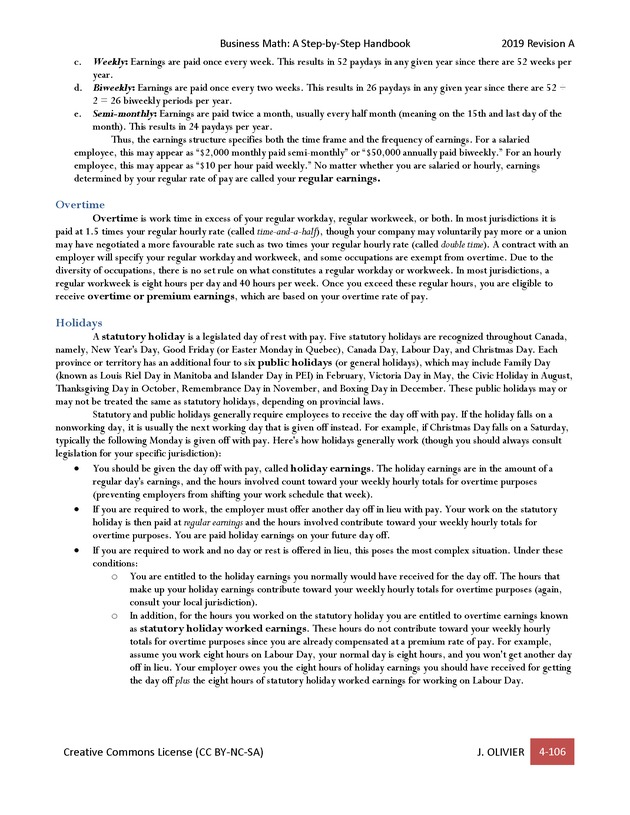 BUSINESS MATH: A Step-By-Step Handbook - Page 106