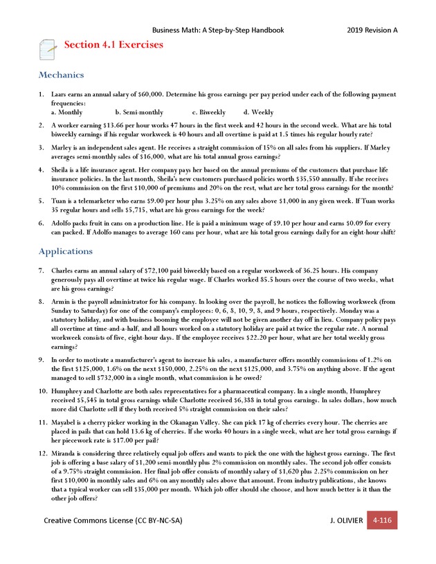 BUSINESS MATH: A Step-By-Step Handbook - Page 116