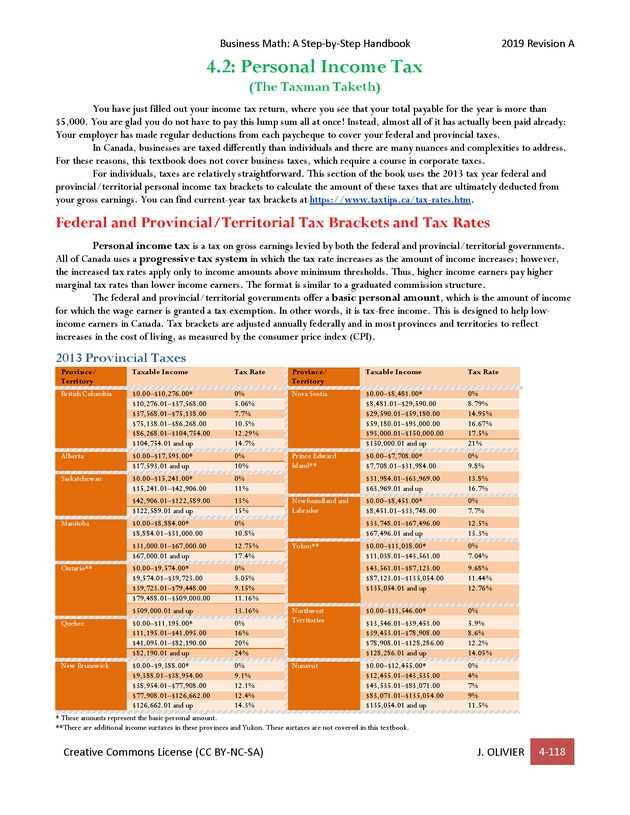BUSINESS MATH: A Step-By-Step Handbook - Page 118