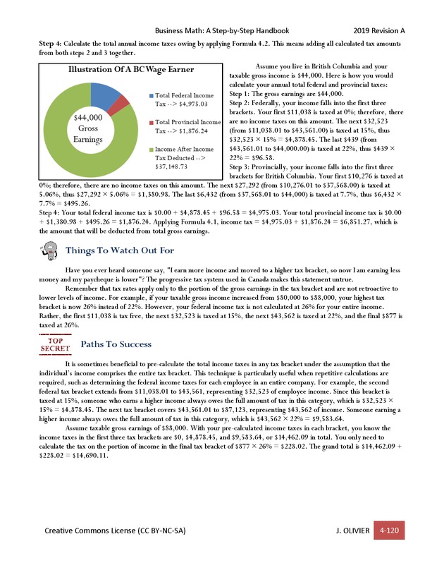 BUSINESS MATH: A Step-By-Step Handbook - Page 120
