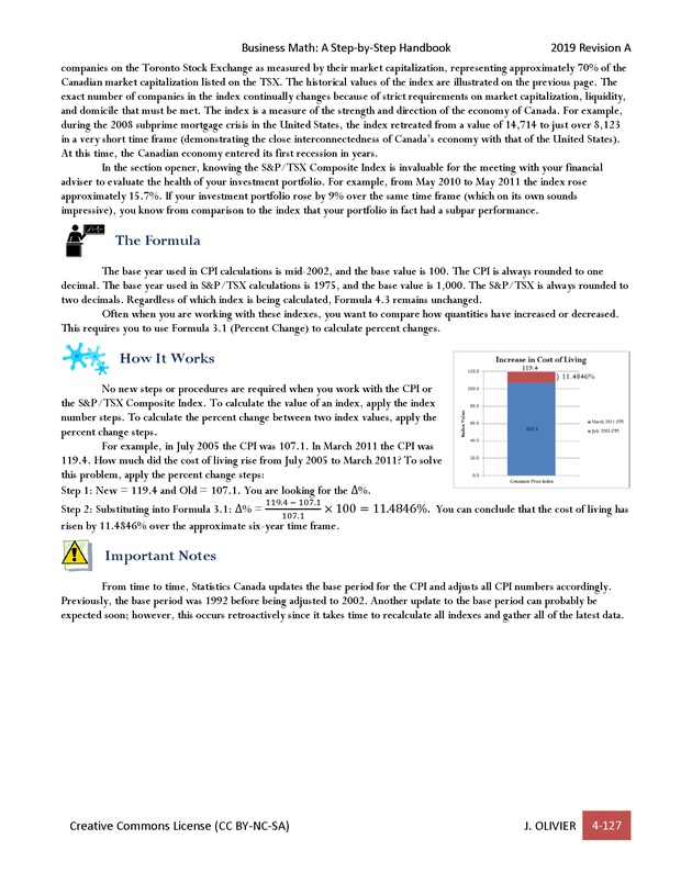 BUSINESS MATH: A Step-By-Step Handbook - Page 127
