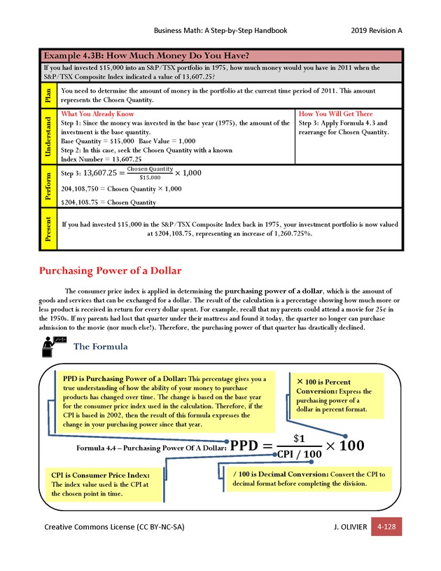 BUSINESS MATH: A Step-By-Step Handbook - Page 128