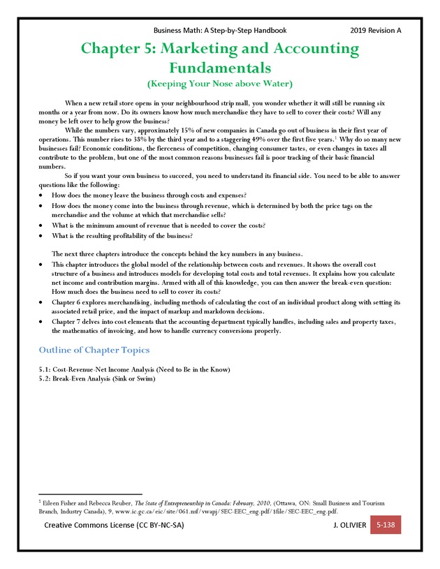 BUSINESS MATH: A Step-By-Step Handbook - Page 138
