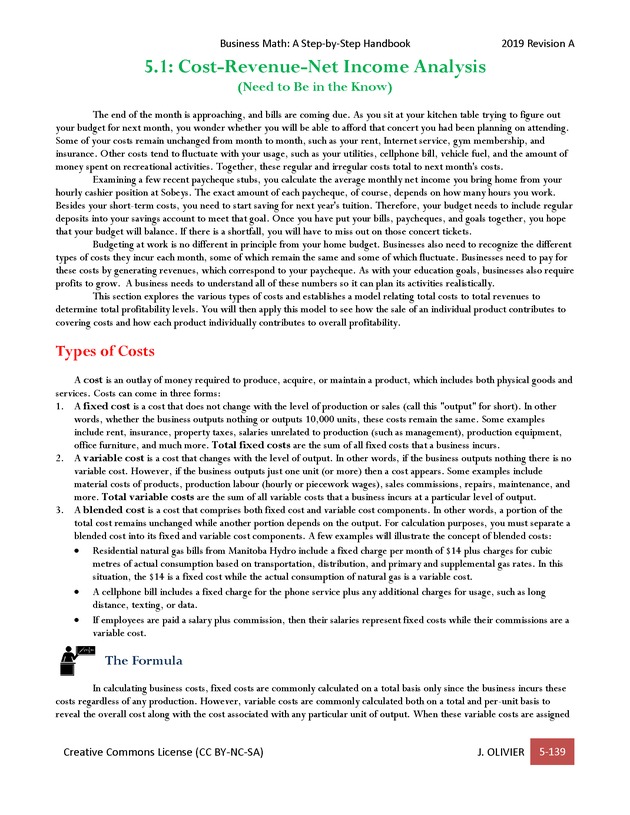 BUSINESS MATH: A Step-By-Step Handbook - Page 139