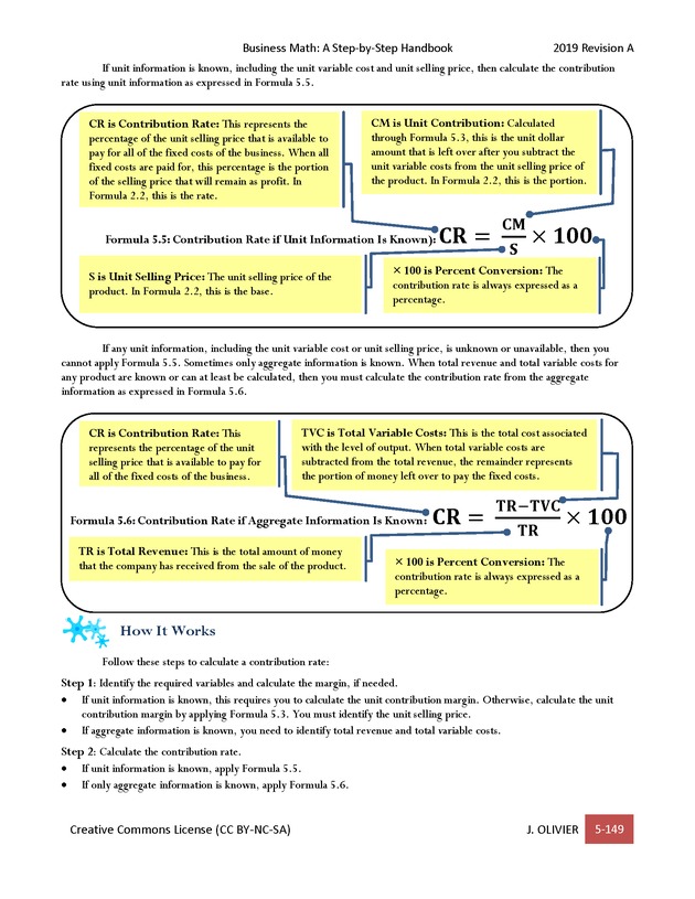 BUSINESS MATH: A Step-By-Step Handbook - Page 149