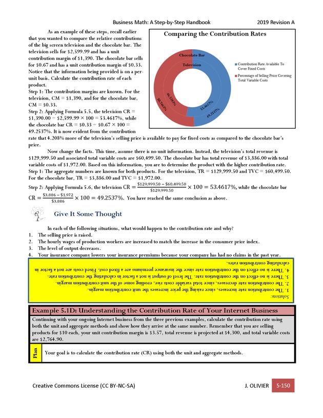 BUSINESS MATH: A Step-By-Step Handbook - Page 150