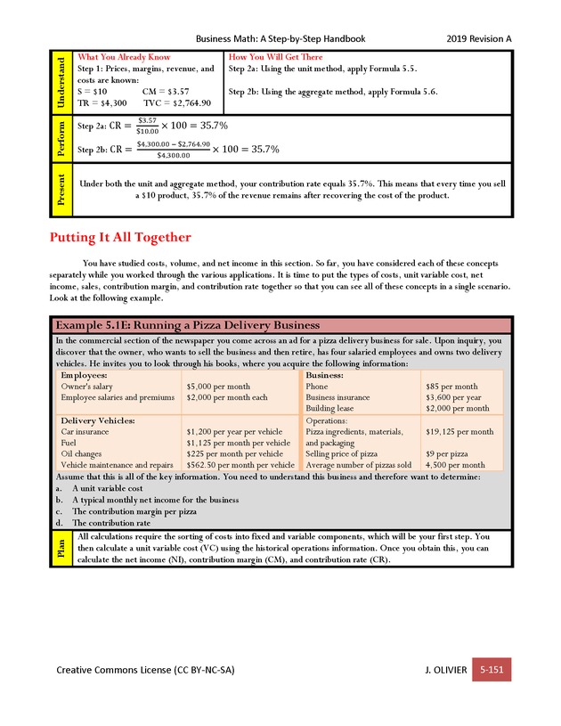 BUSINESS MATH: A Step-By-Step Handbook - Page 151
