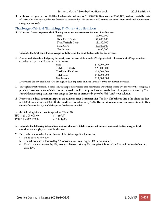 BUSINESS MATH: A Step-By-Step Handbook - Page 154