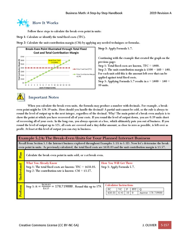 BUSINESS MATH: A Step-By-Step Handbook - Page 157