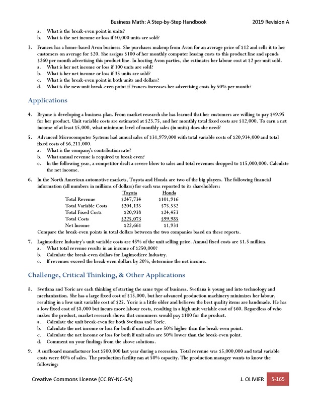 BUSINESS MATH: A Step-By-Step Handbook - Page 165