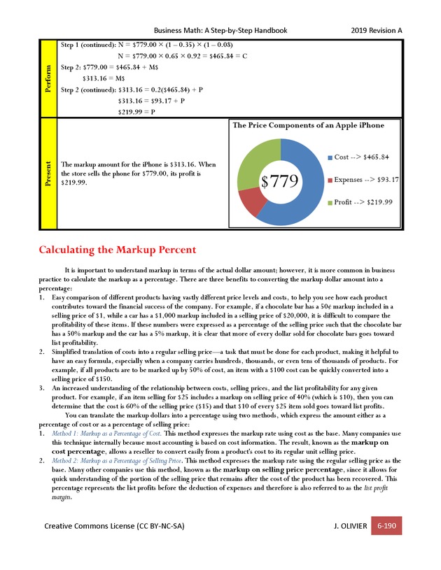 BUSINESS MATH: A Step-By-Step Handbook - Page 190