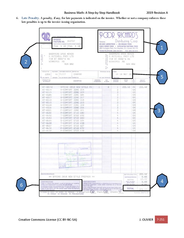 BUSINESS MATH: A Step-By-Step Handbook - Page 251