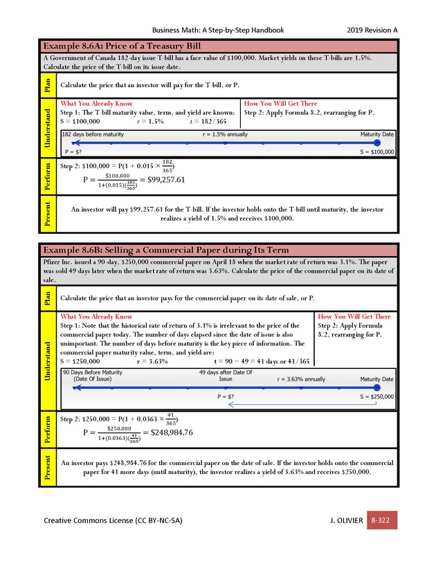 BUSINESS MATH: A Step-By-Step Handbook - Page 322