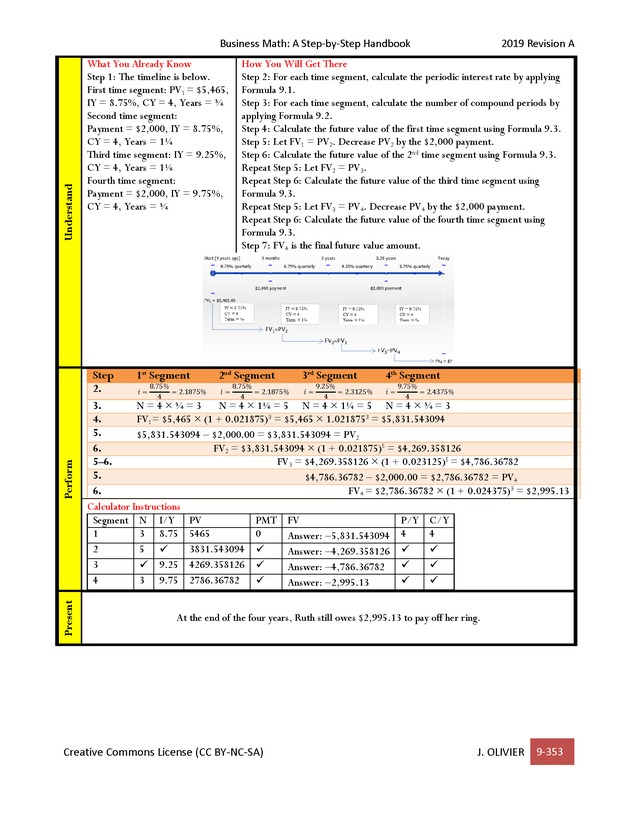 BUSINESS MATH: A Step-By-Step Handbook - Page 353