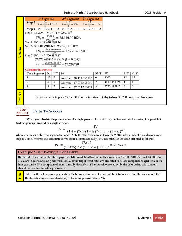 BUSINESS MATH: A Step-By-Step Handbook - Page 360