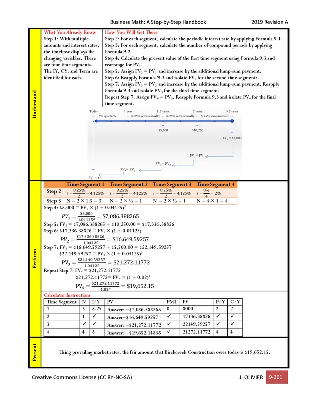 BUSINESS MATH: A Step-By-Step Handbook - Page 361