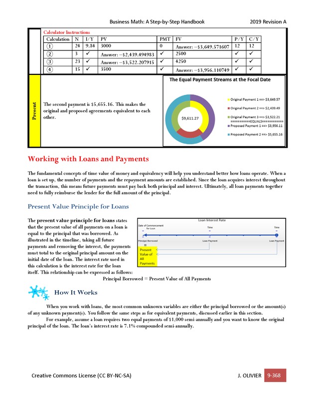 BUSINESS MATH: A Step-By-Step Handbook - Page 368