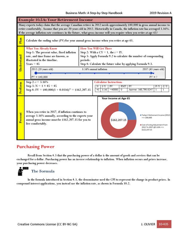 BUSINESS MATH: A Step-By-Step Handbook - Page 435