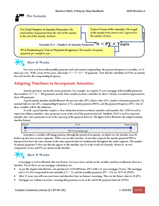 BUSINESS MATH: A Step-By-Step Handbook - Page 452
