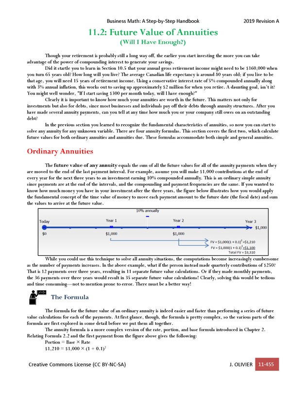 BUSINESS MATH: A Step-By-Step Handbook - Page 455
