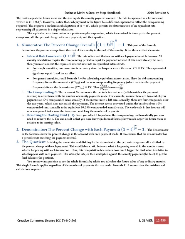 BUSINESS MATH: A Step-By-Step Handbook - Page 456