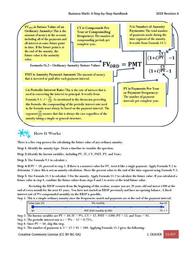 BUSINESS MATH: A Step-By-Step Handbook - Page 457