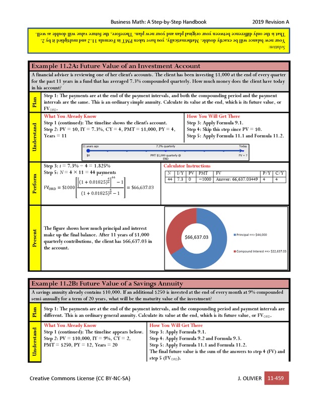 BUSINESS MATH: A Step-By-Step Handbook - Page 459