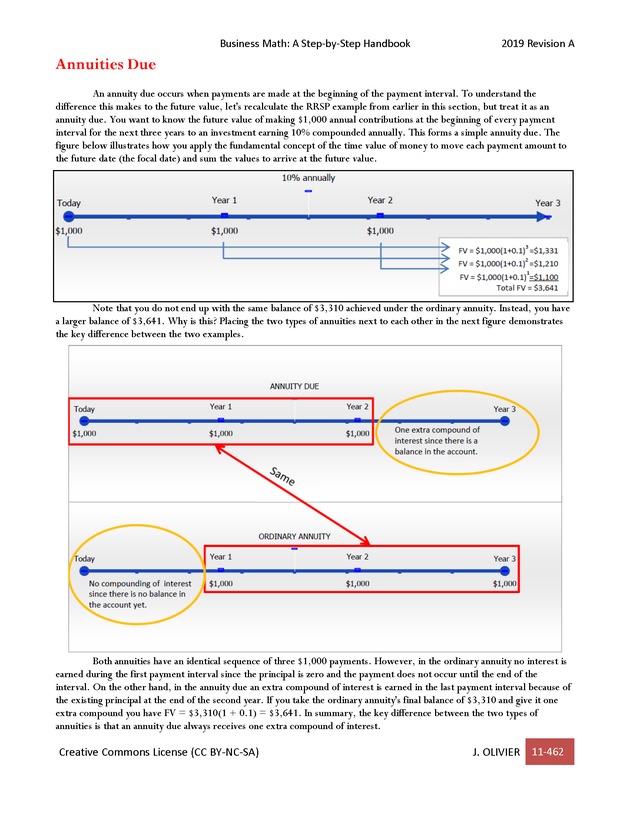 BUSINESS MATH: A Step-By-Step Handbook - Page 462